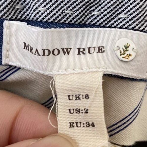 Anthropologie Meadow Rue Mid Rise Cuffed Womens Shorts gb684936382 Size 2 - Picture 4 of 6